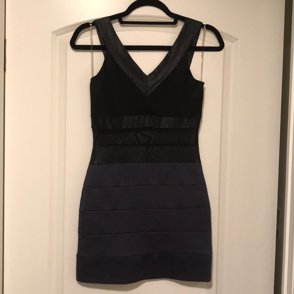 LLOVE -  Black and Navy dress